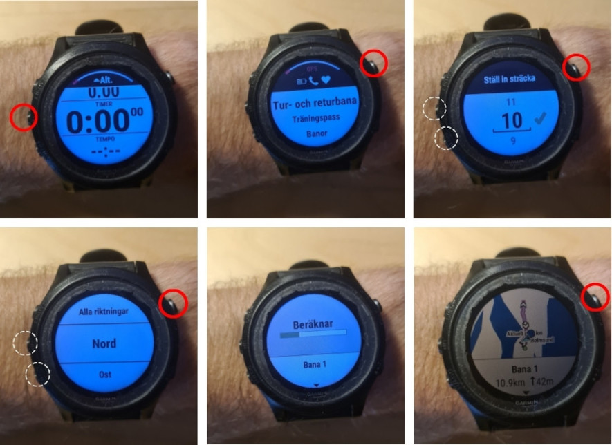 Så låter du Garmin träningsklocka hitta löparrunda